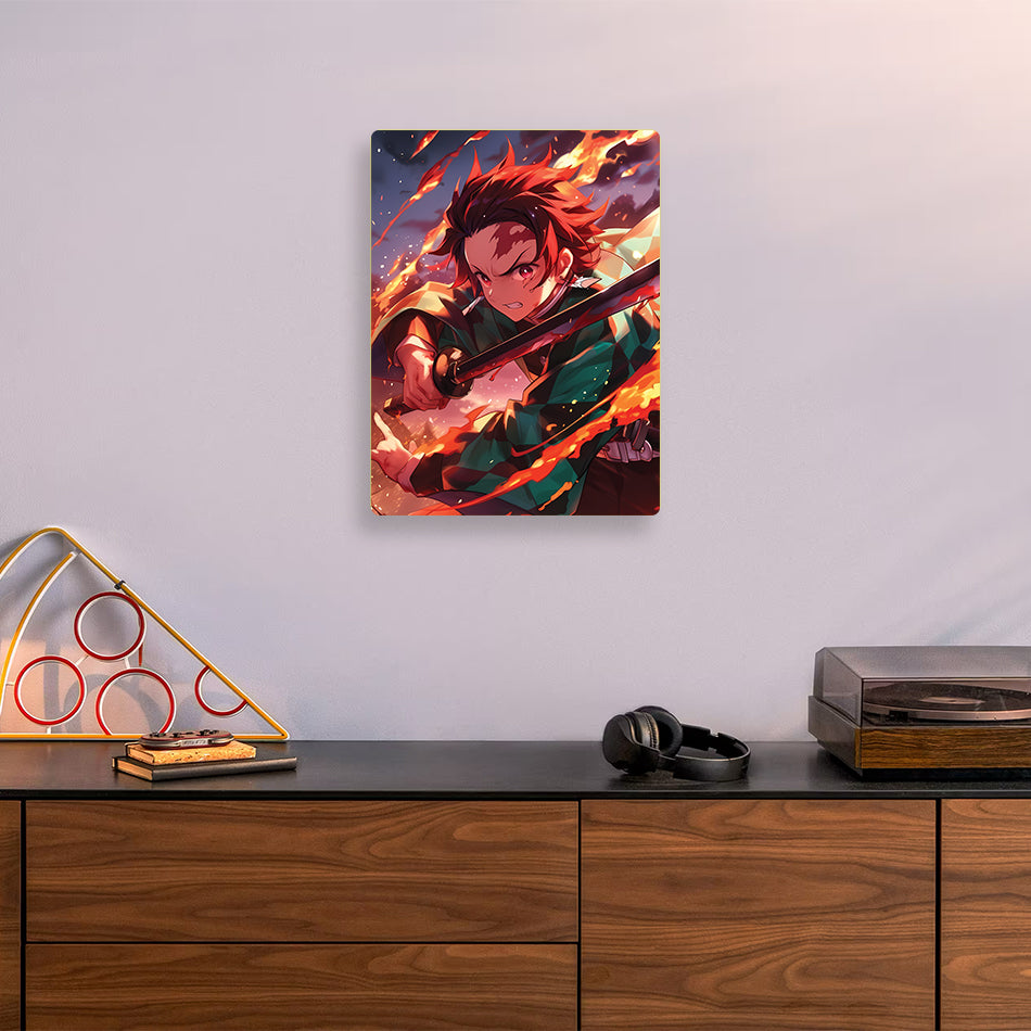 Tanjiro Demon Slayer Metal Poster