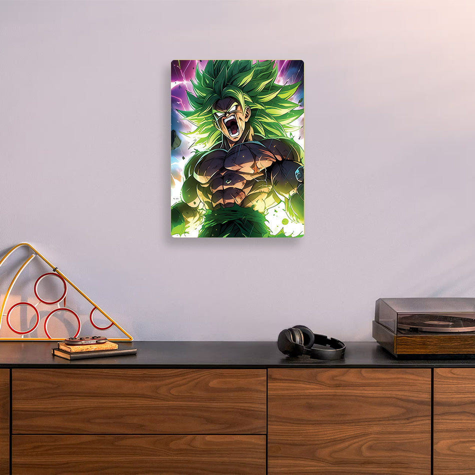 Broly Dragon Ball Z Metal Poster