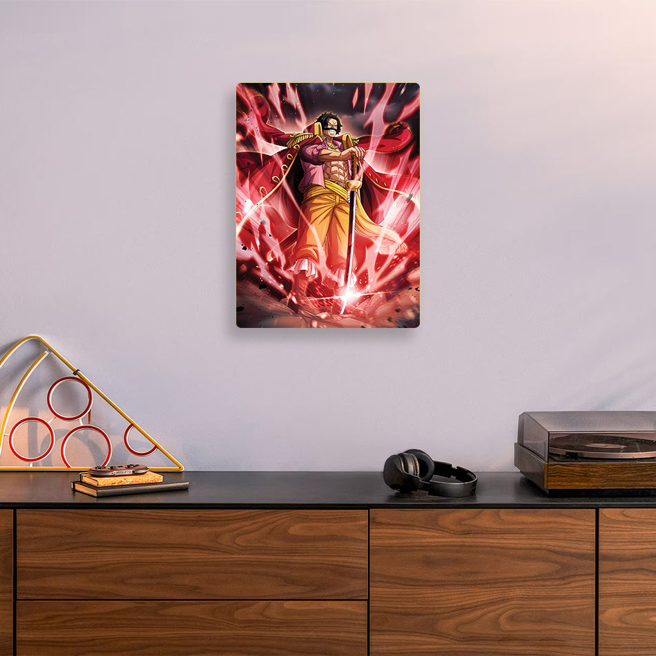 Gol D. Roger One Piece Metal Poster