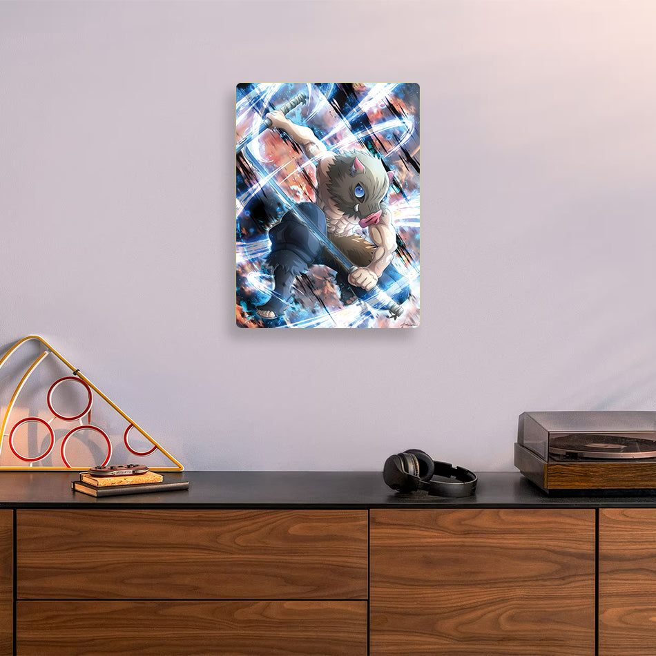 Inosuke Demon Slayer Metal Poster