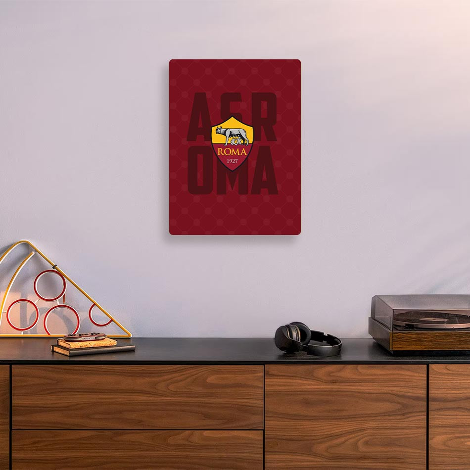 AS Roma Metal Poster