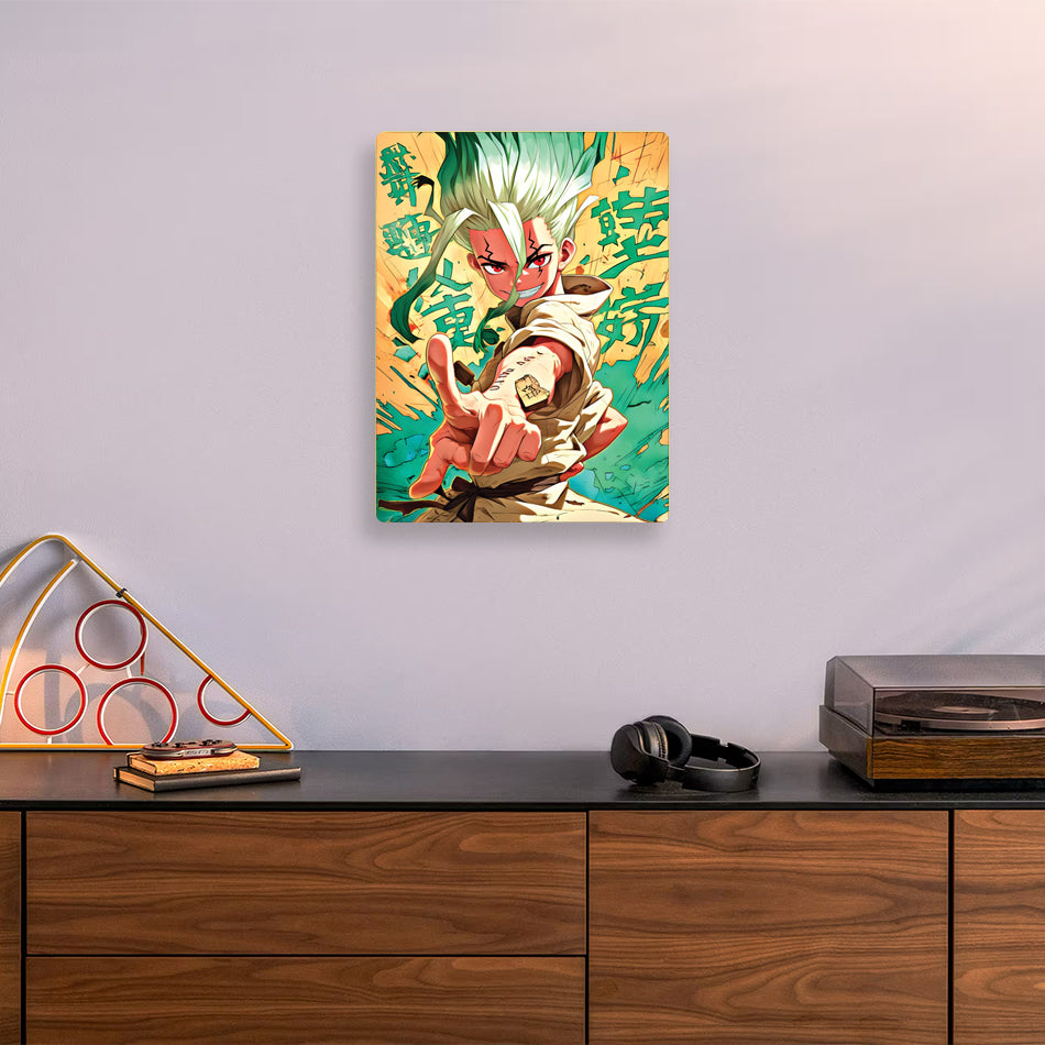 Dr Stone Metal Poster