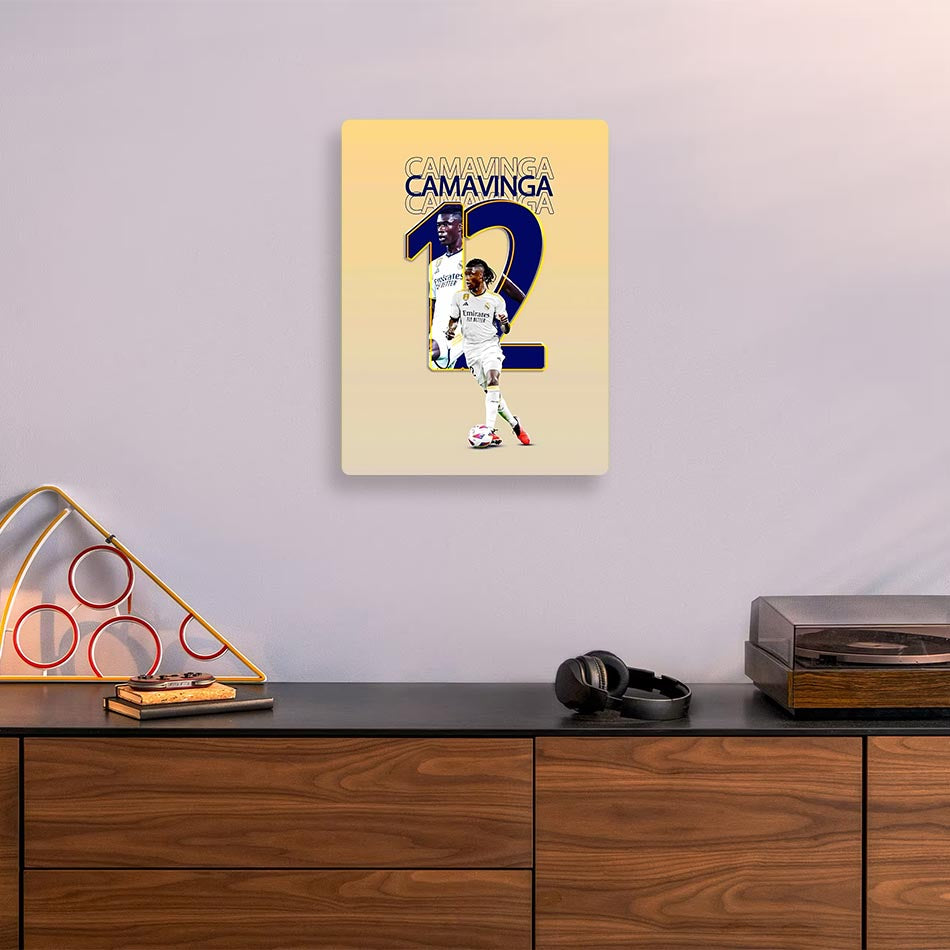 Camavinga Real Madrid Metal Poster