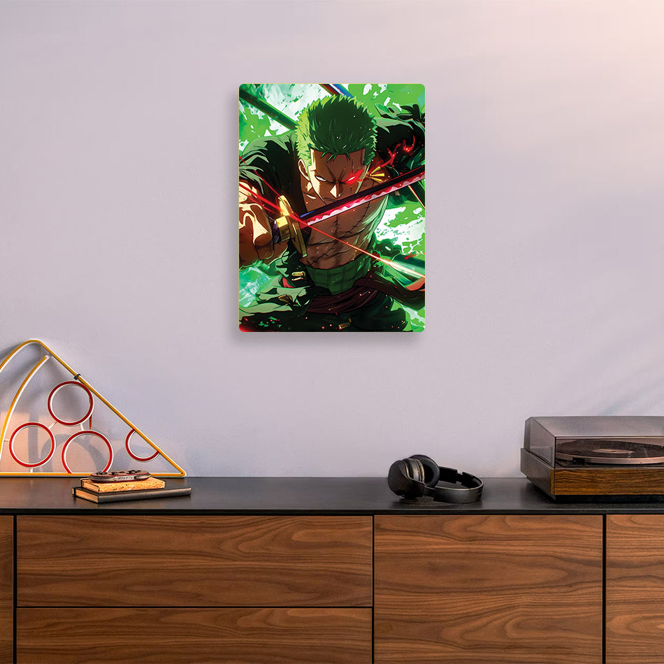 Zoro One Piece Metal Poster