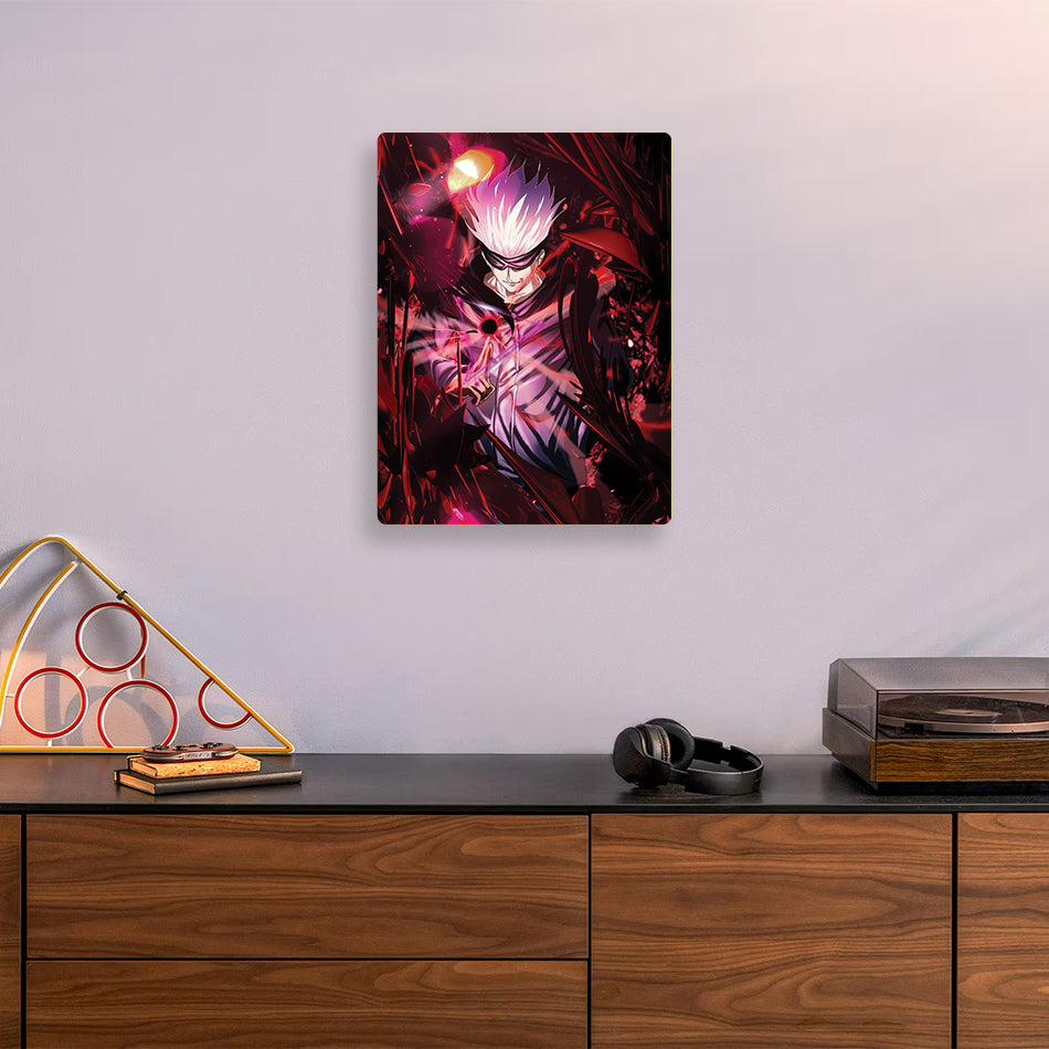 Gojo Satoru Jujutsu Kaisen Metal Poster