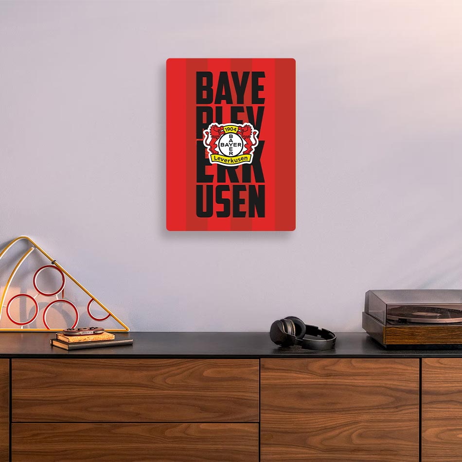 Bayer Leverkusen Metal Poster