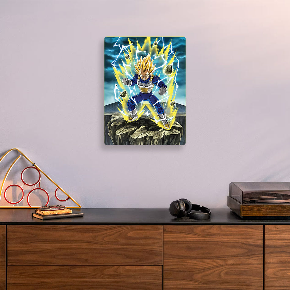 Vegeta Dragon Ball Z Metal Poster