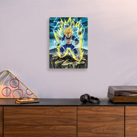Vegeta Dragon Ball Z Metal Poster