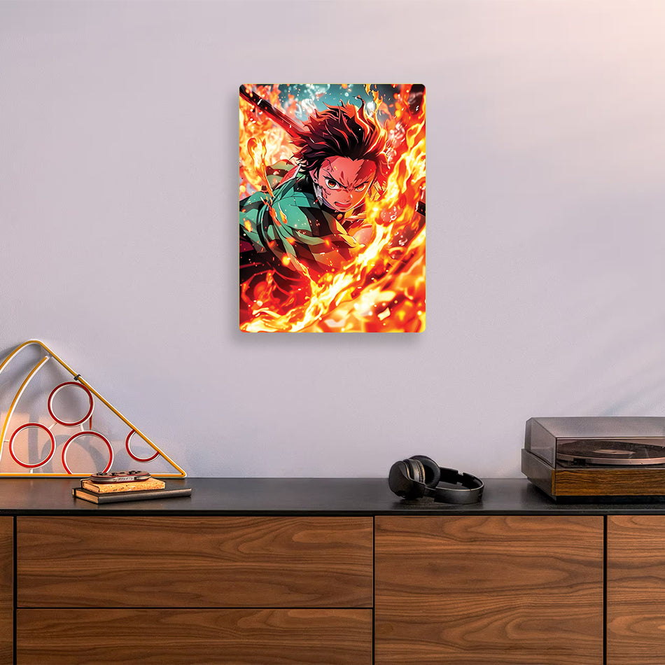 Tanjiro Demon Slayer Metal Poster