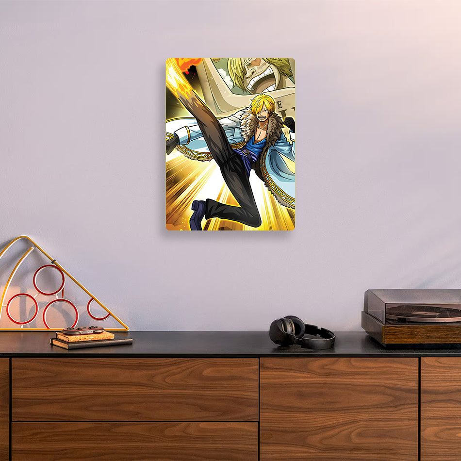 Sanji One Piece Metal Poster