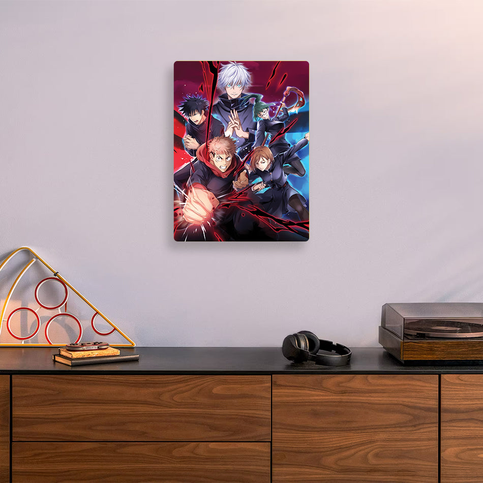 Jujutsu Kaisen Metal Poster