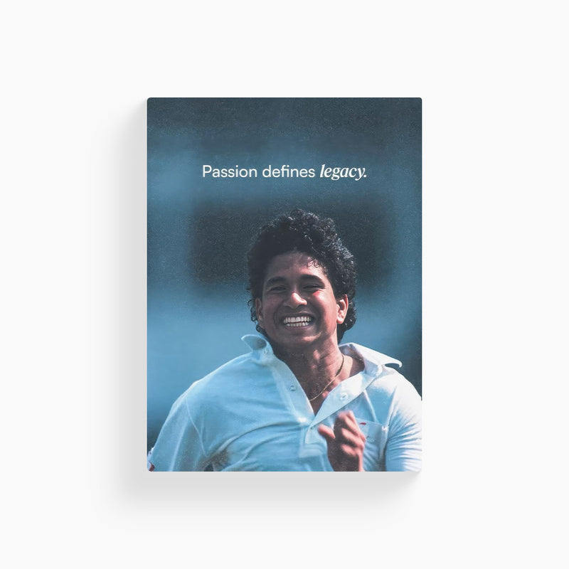 Sachin Motivational Metal Poster