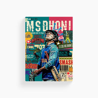M.S. Dhoni Metal Poster