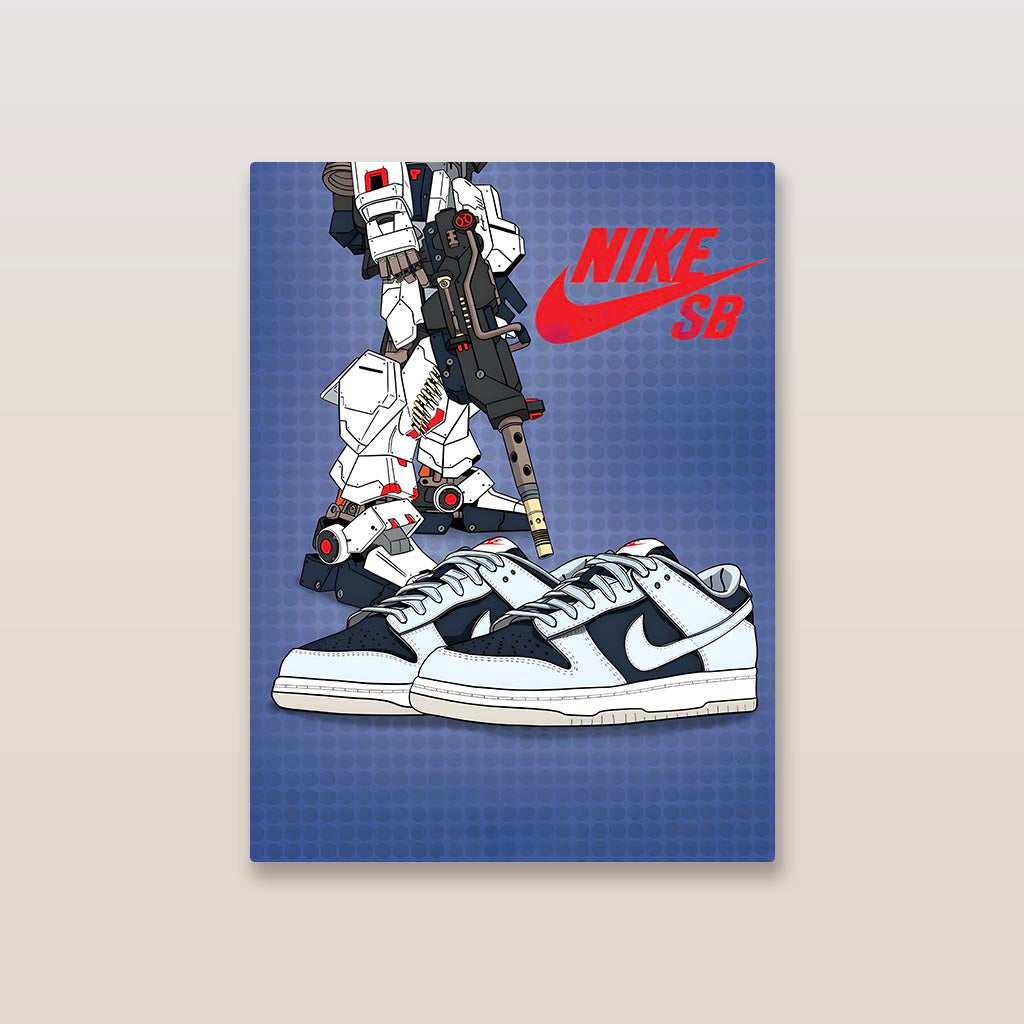 Nike SB Sneakers Metal Poster