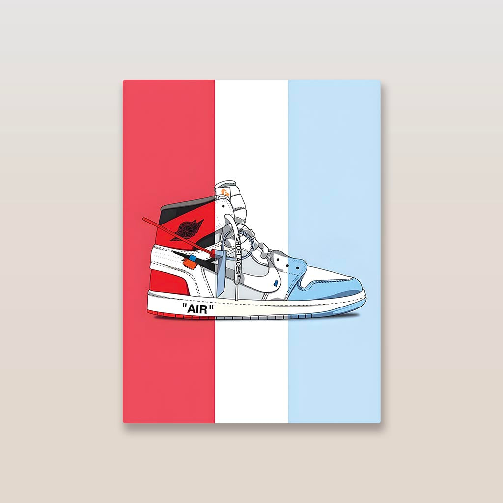 Air Jordan Sneakers Metal Poster