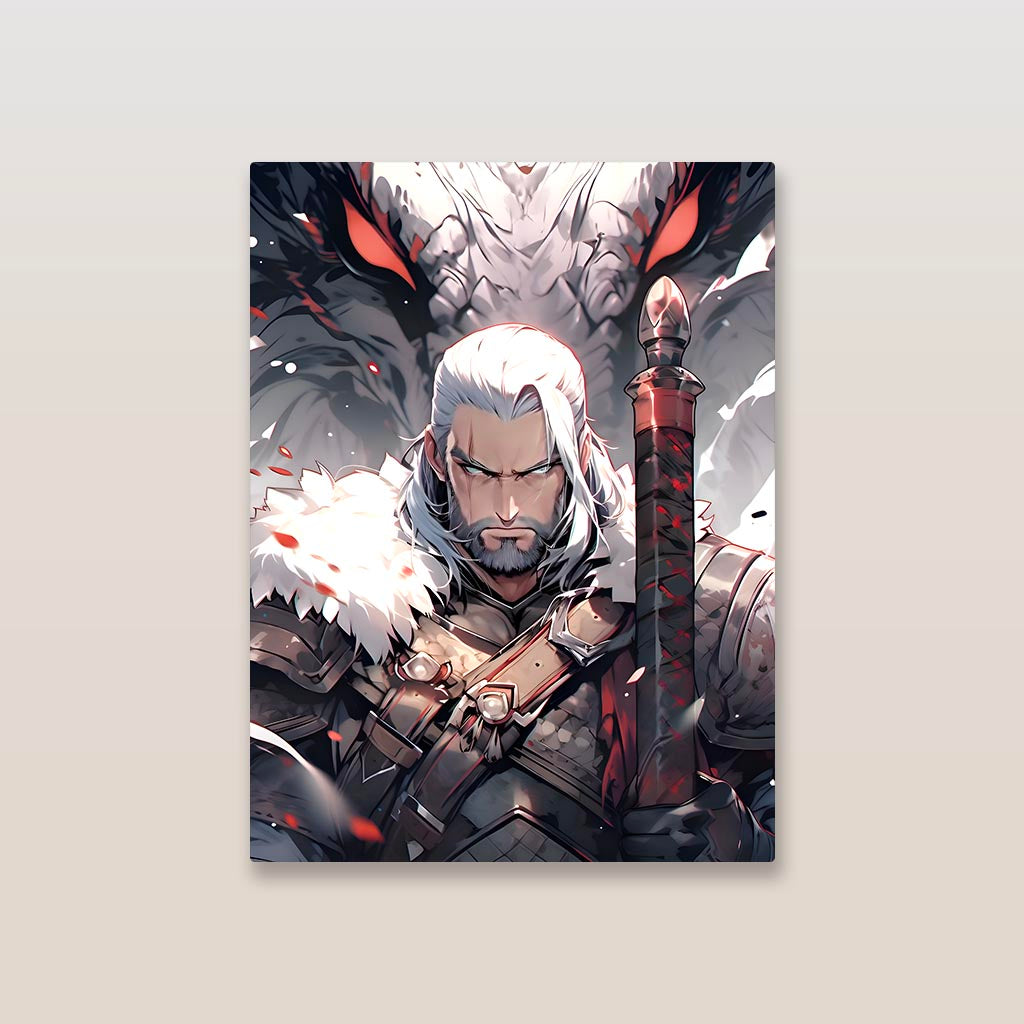 Geralt Witcher Metal Poster