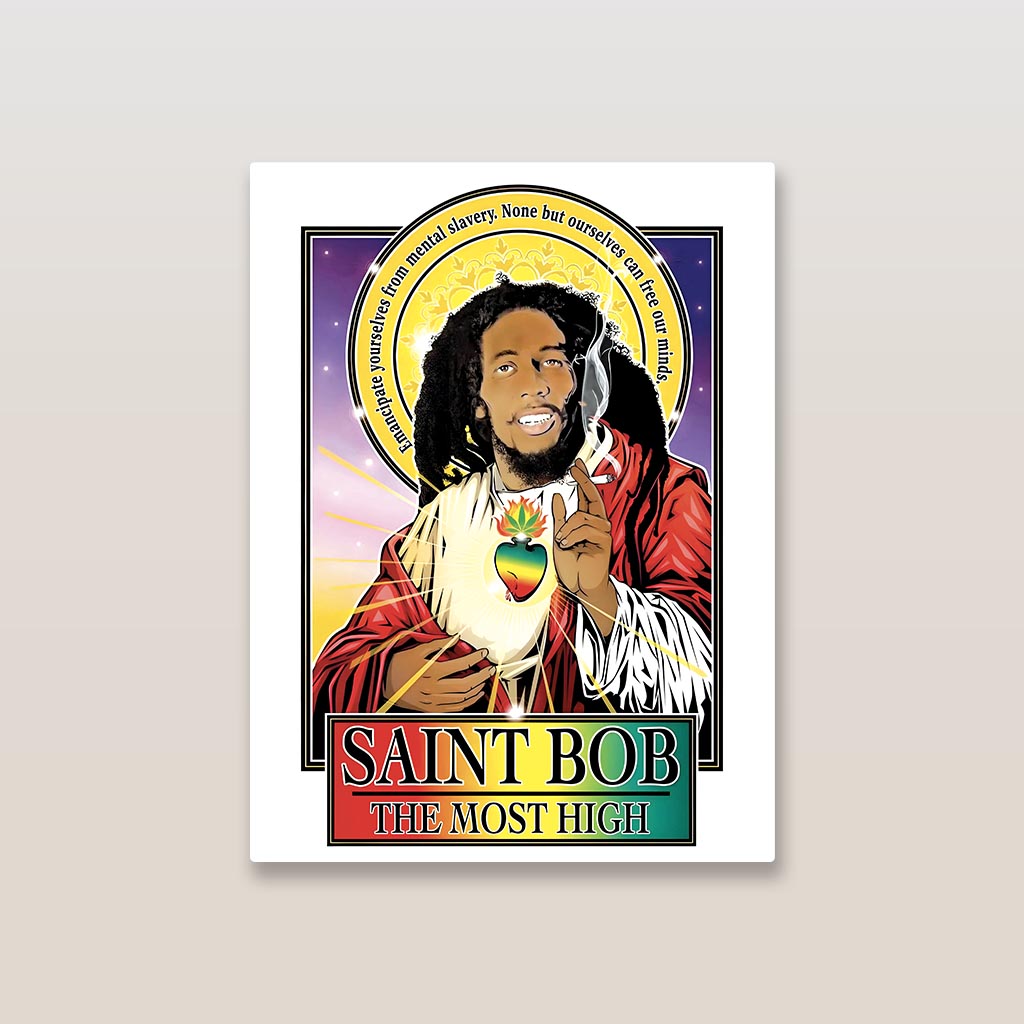 Saint Bob Metal Poster