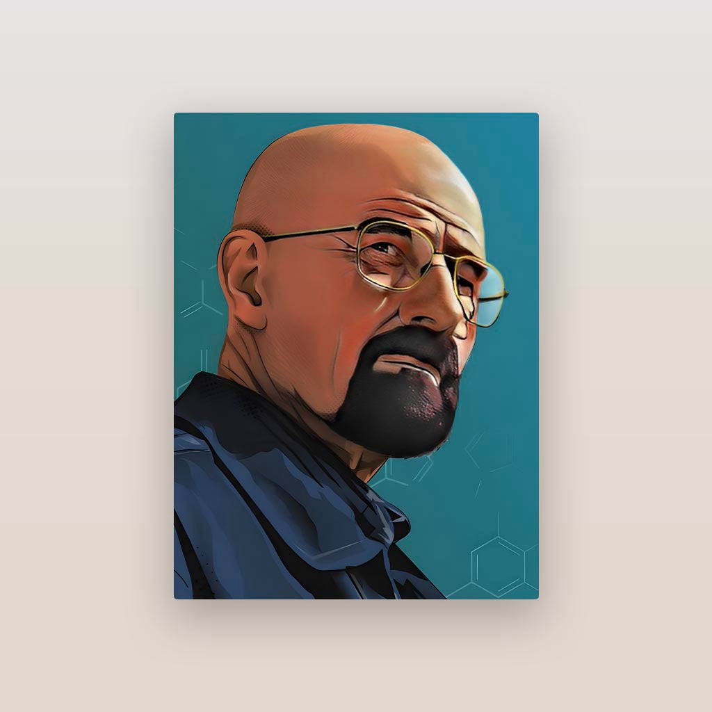 Heisenberg Breaking Bad Metal Poster