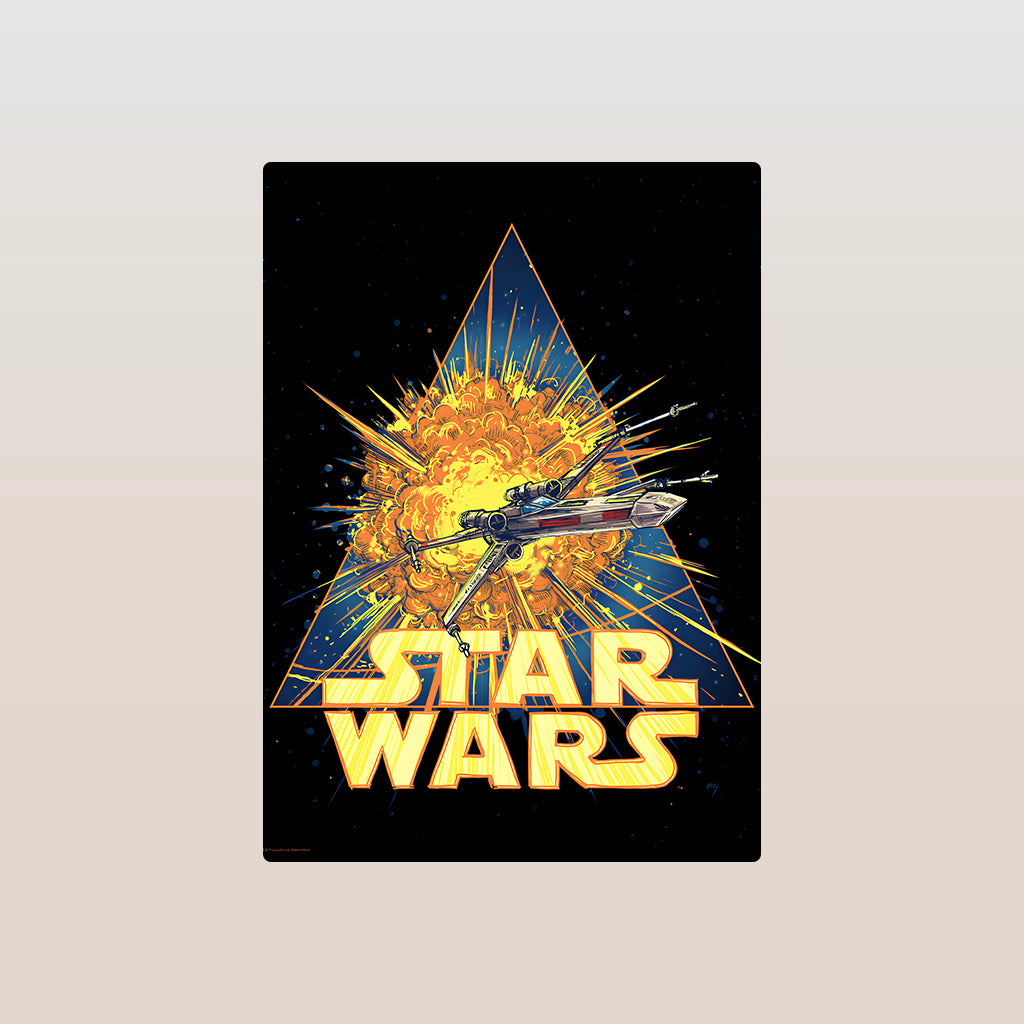 Star Wars Logo Metal Poster