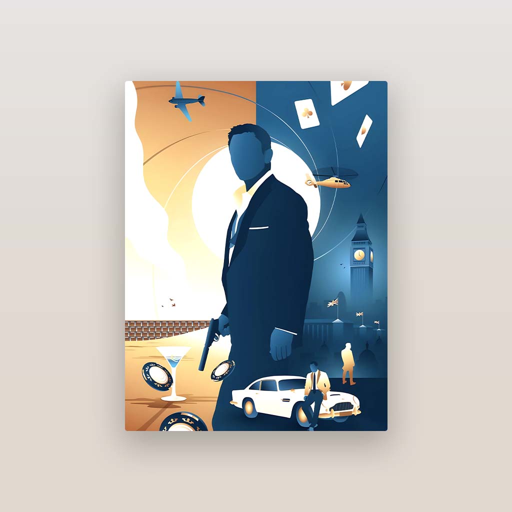 James Bond 007 Metal Poster