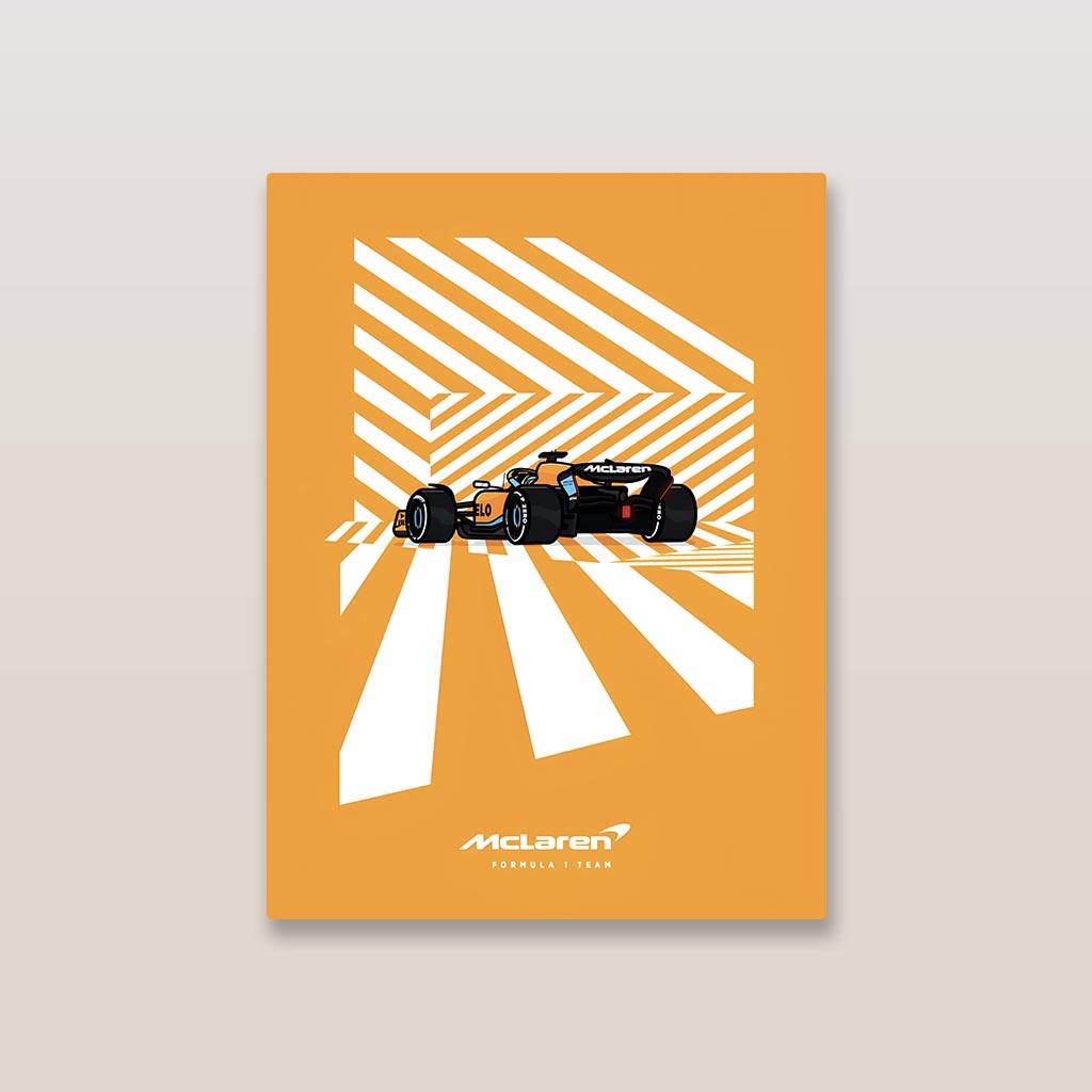 McLaren F1 Metal Poster