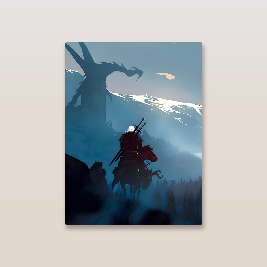 The Witcher Metal Poster