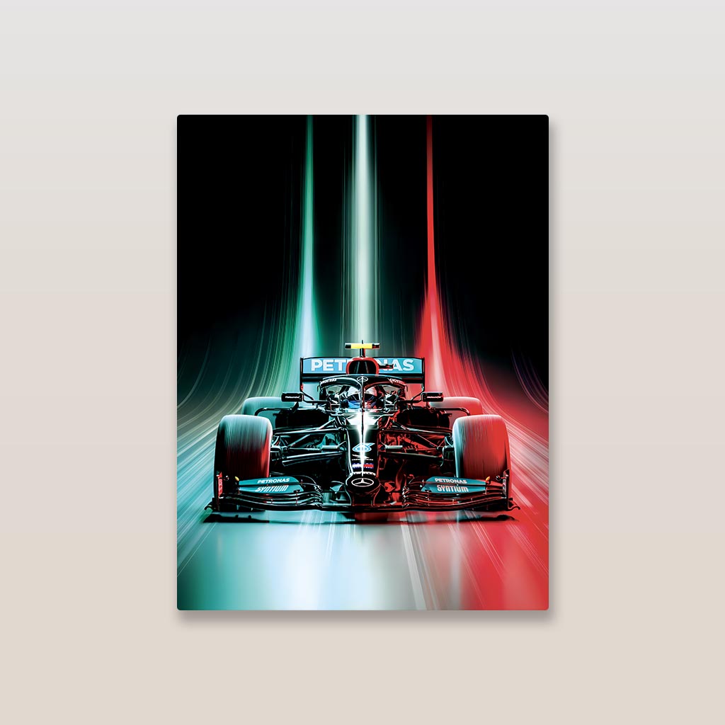 Mercedes F1 Metal Poster