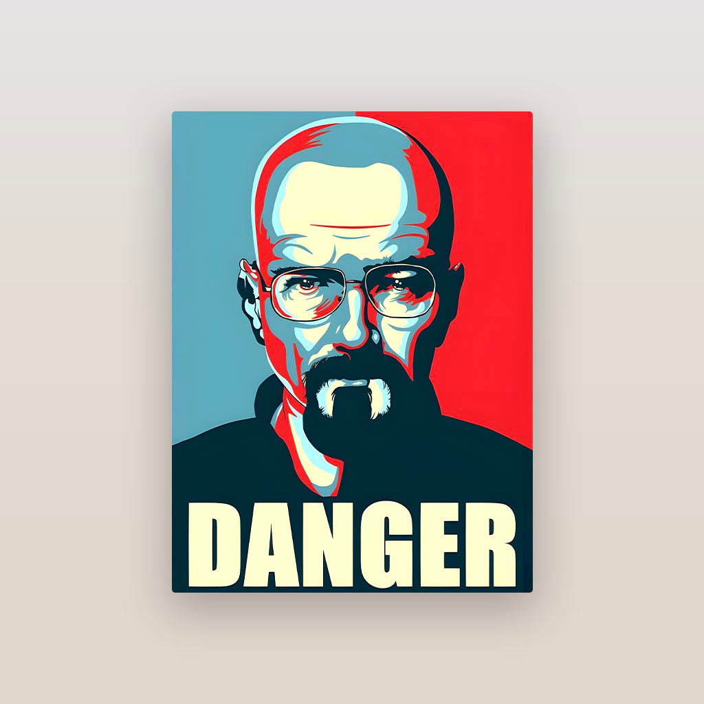 Heisenberg Breaking Bad Metal Poster