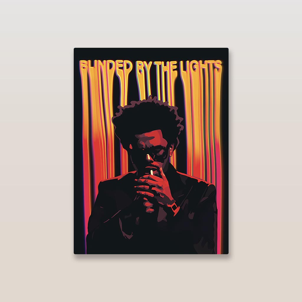 Blinded by the Lights - The Weeknd Poster – Metal Pop