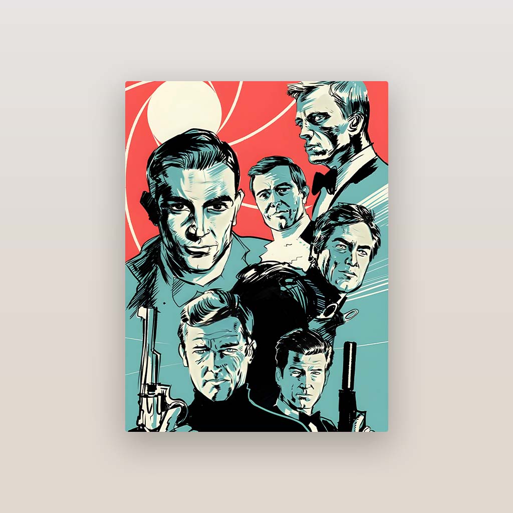 James Bond 007 Metal Poster