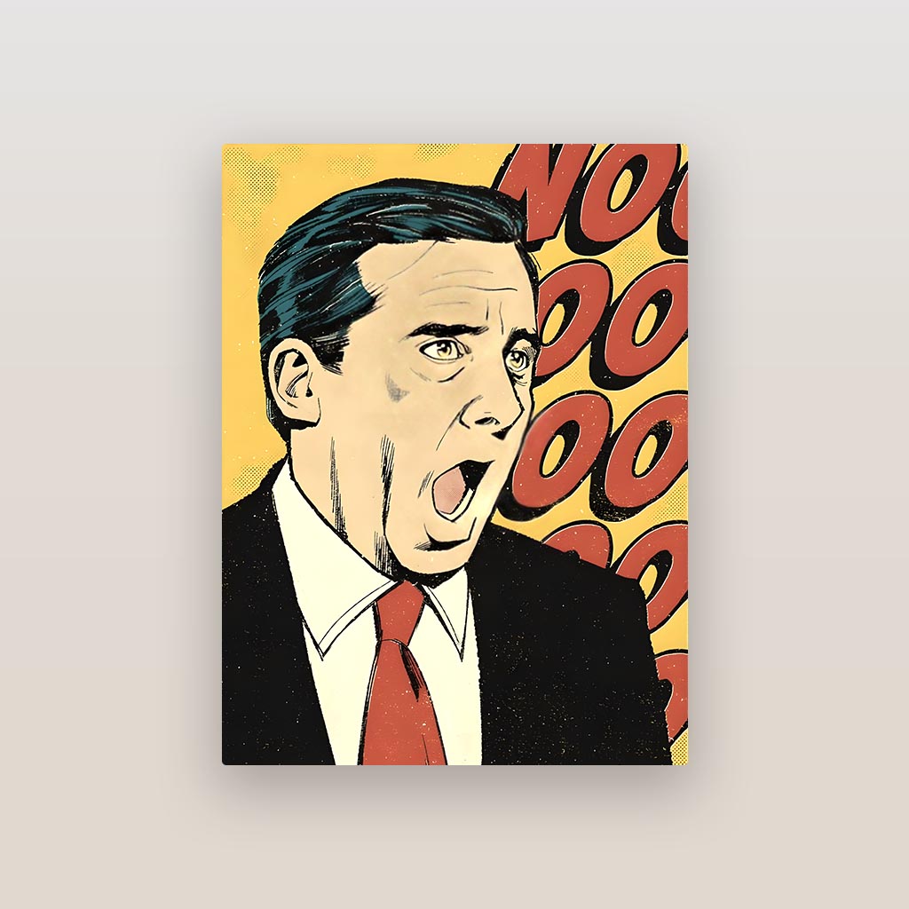 Micheal Scott Metal Poster