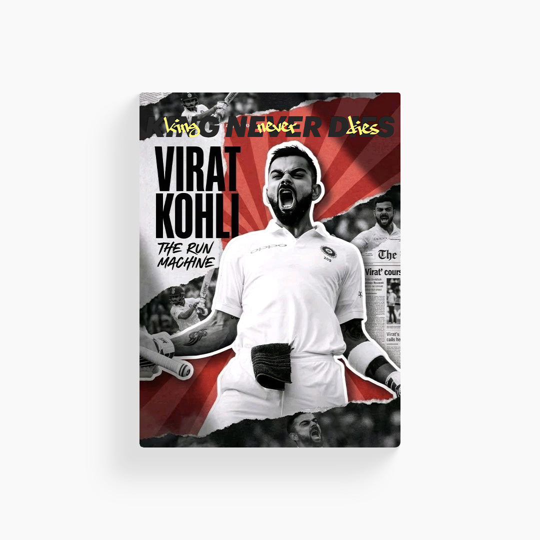 Virat Kohli Metal Poster