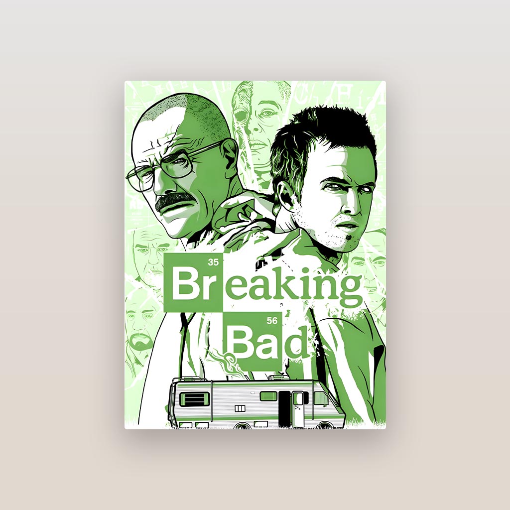 Breaking Bad Metal Poster