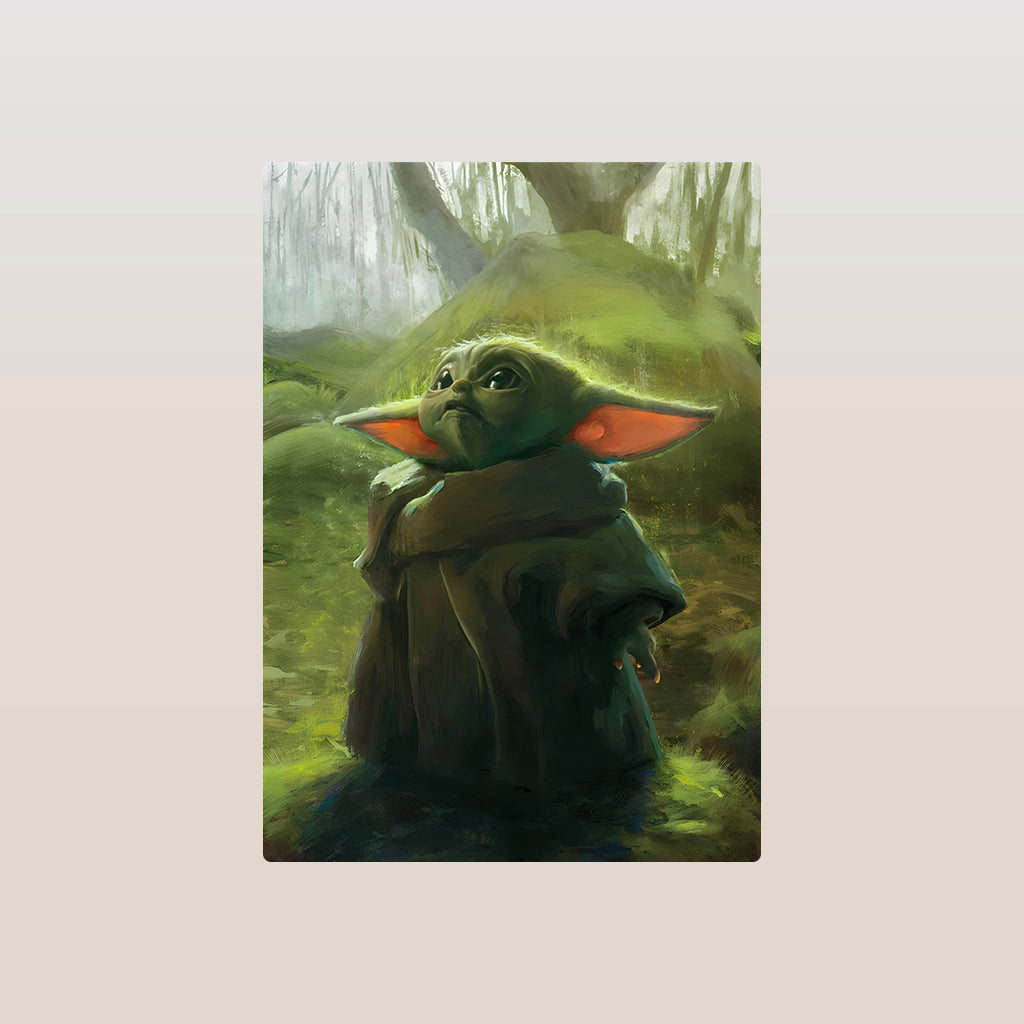 Baby Yoda Star Wars Metal Poster