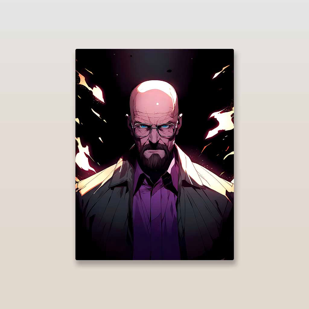 Heisenberg Breaking Bad Metal Poster