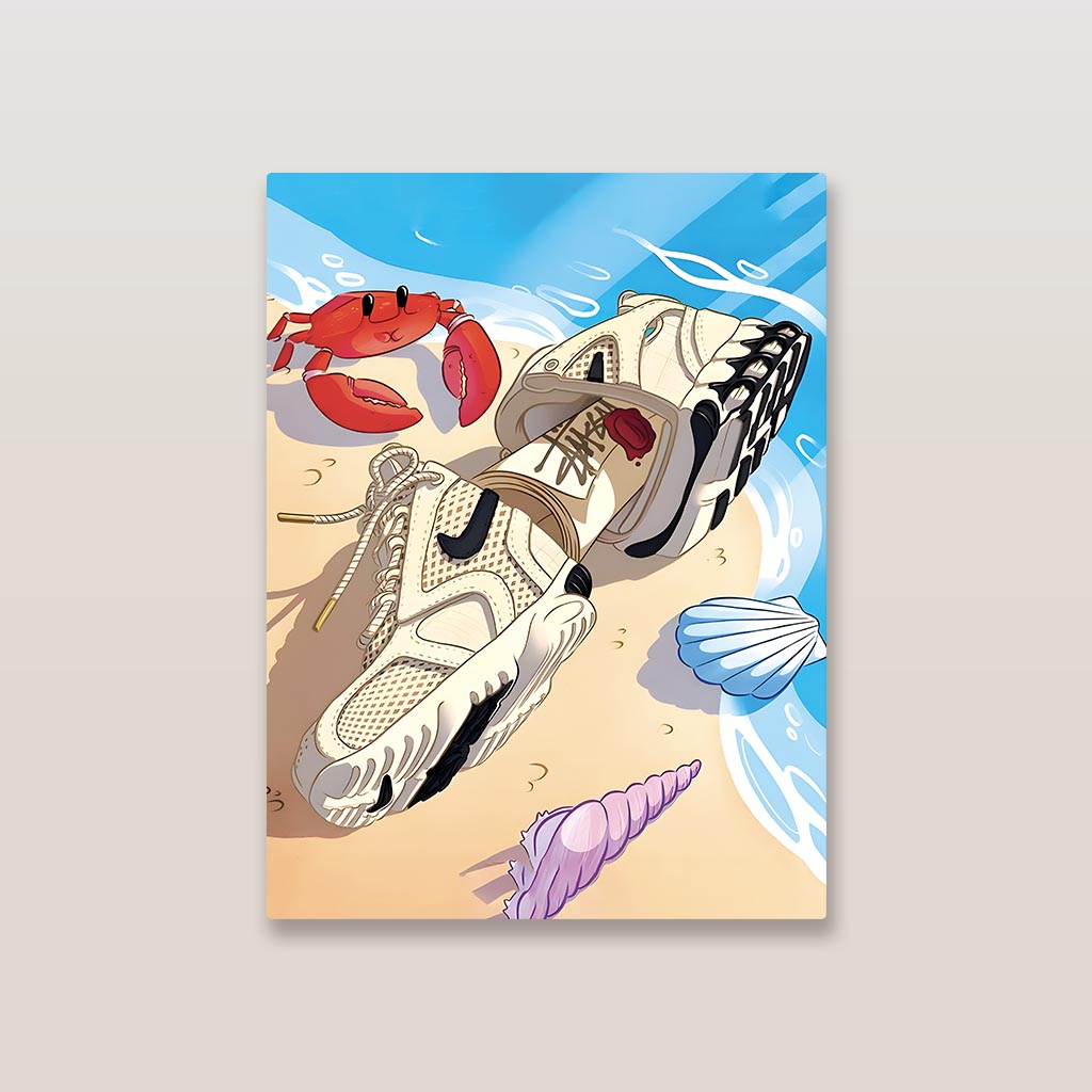 Nike Sneakers Art Metal Poster