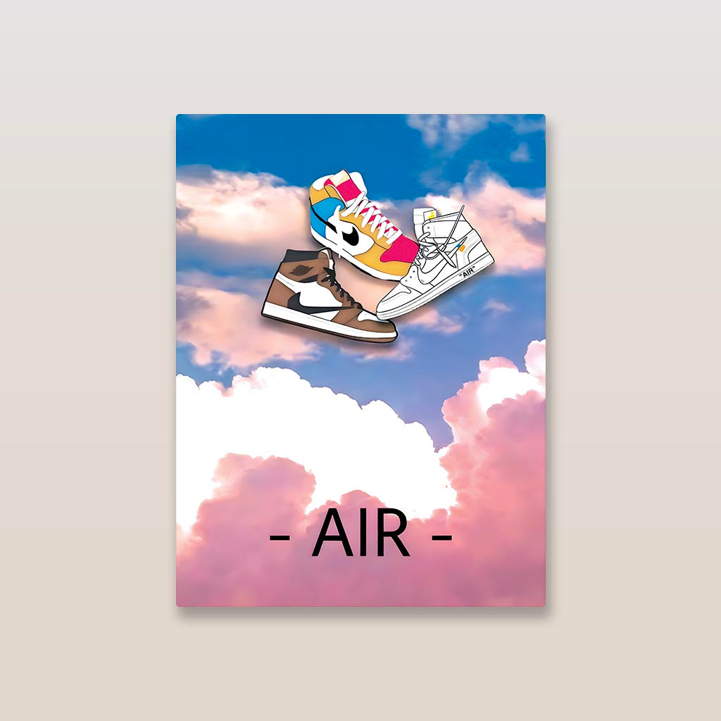 Air Jordan 1s Metal Poster