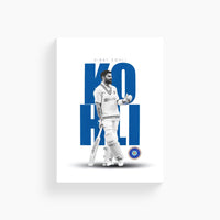 Virat Kohli Metal Poster