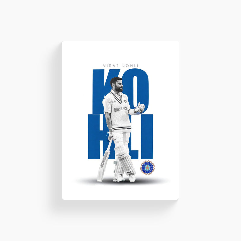 Virat Kohli Metal Poster