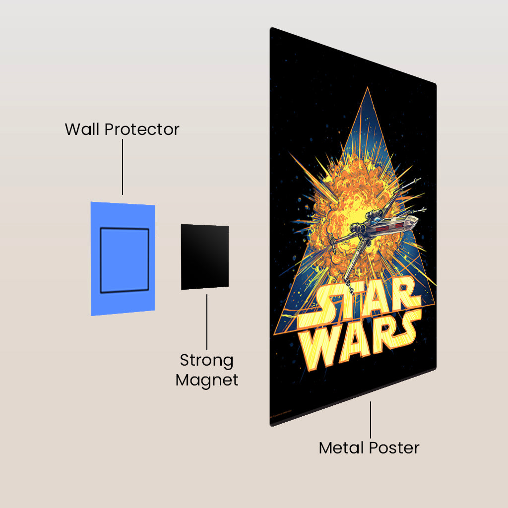 Star Wars Logo Metal Poster