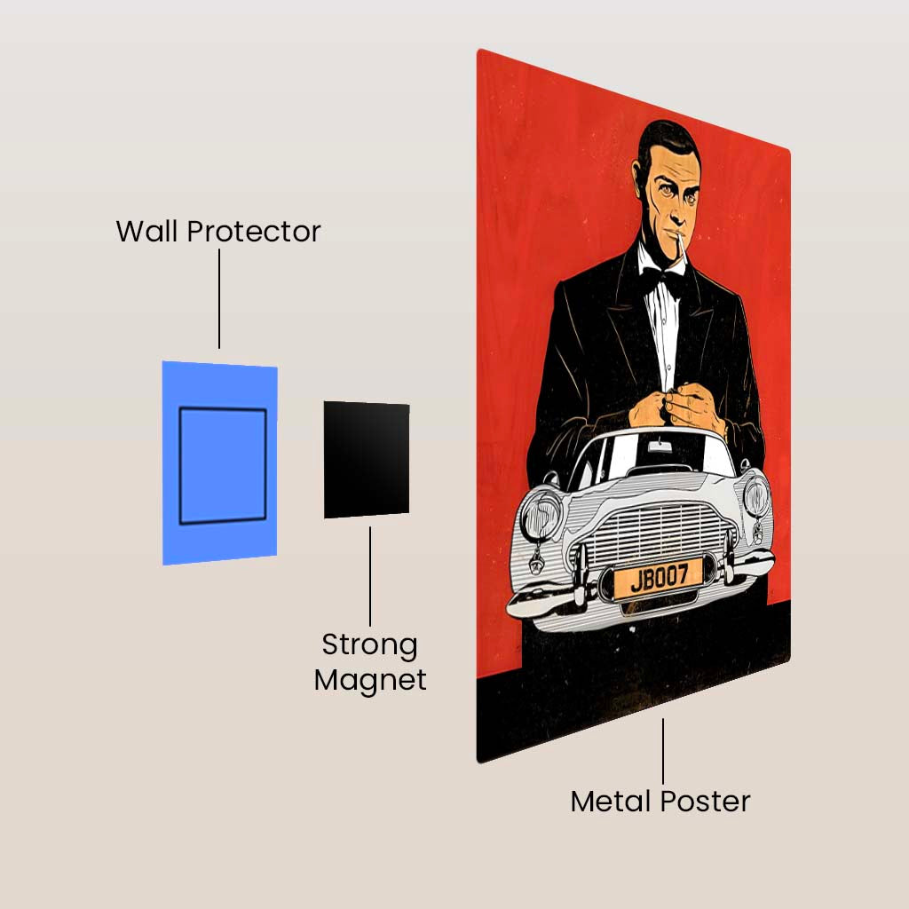 James Bond 007 Metal Poster