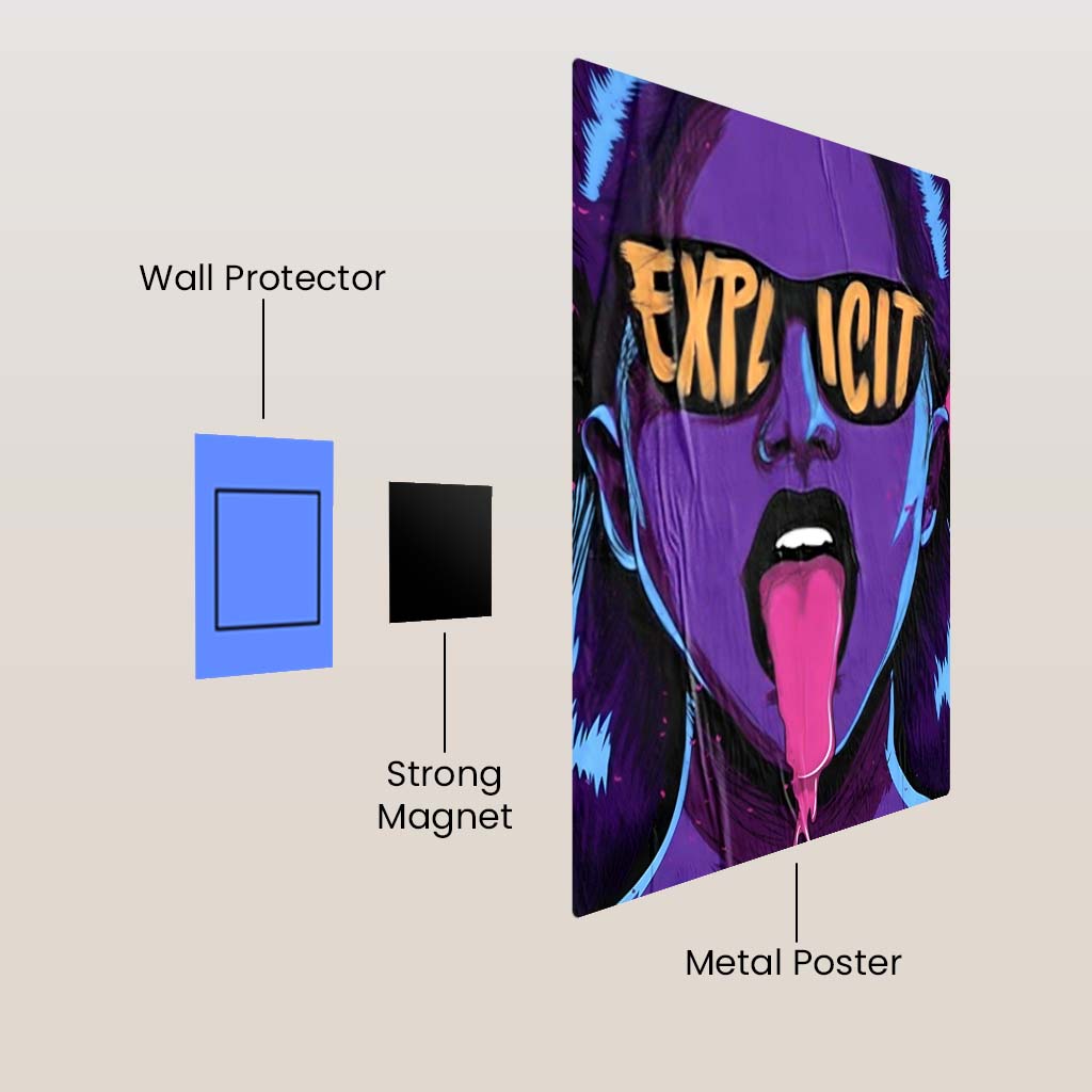 Explicit Metal Poster