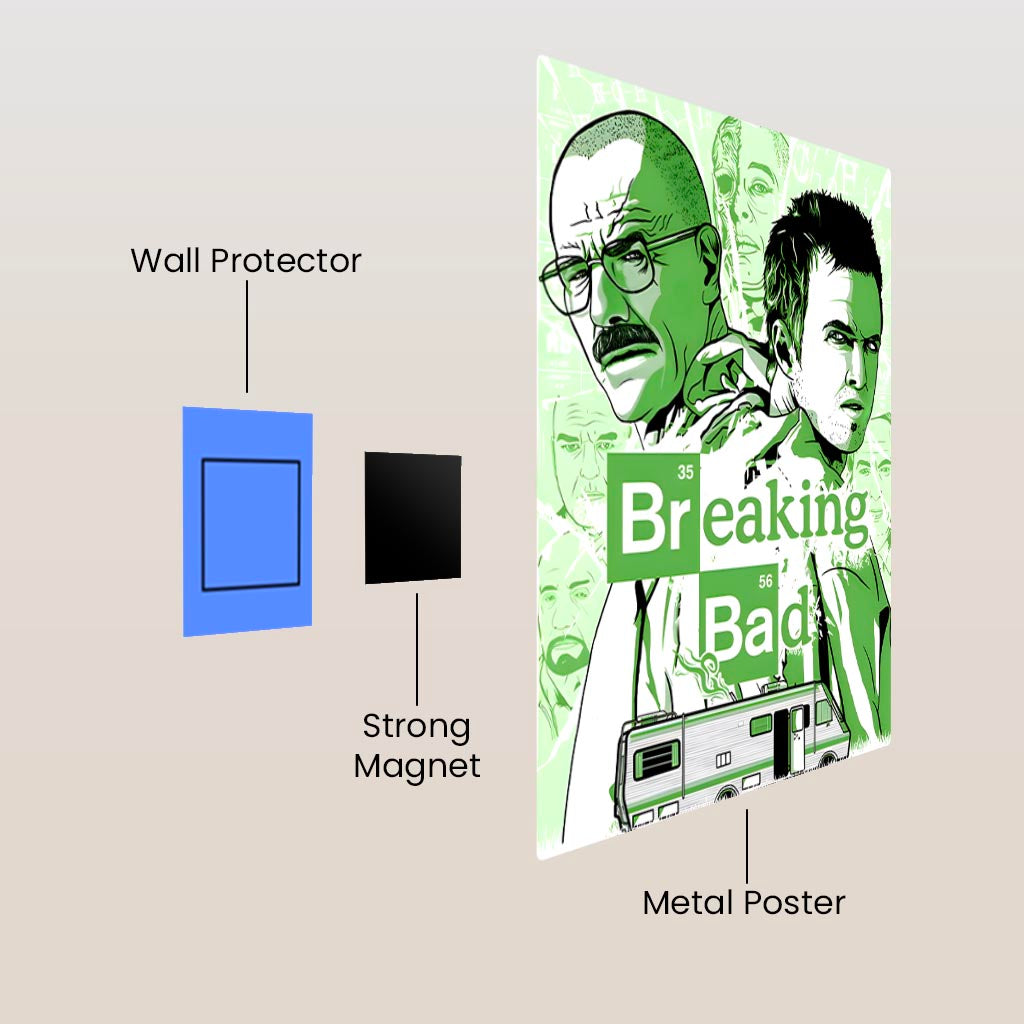 Breaking Bad Metal Poster