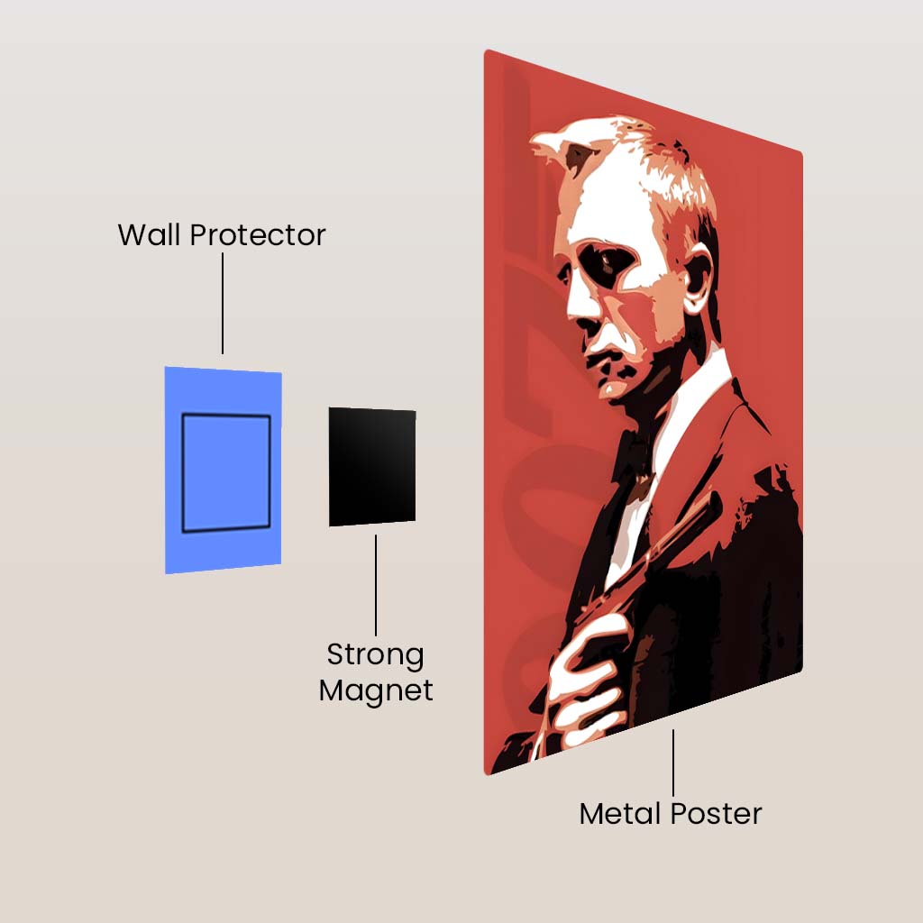 James Bond 007 Daniel Craig Metal Poster