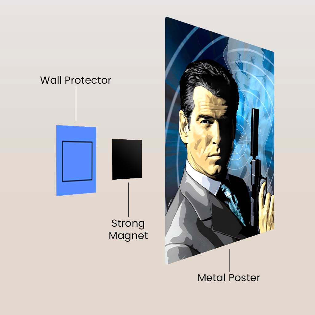 James Bond 007 Metal Poster