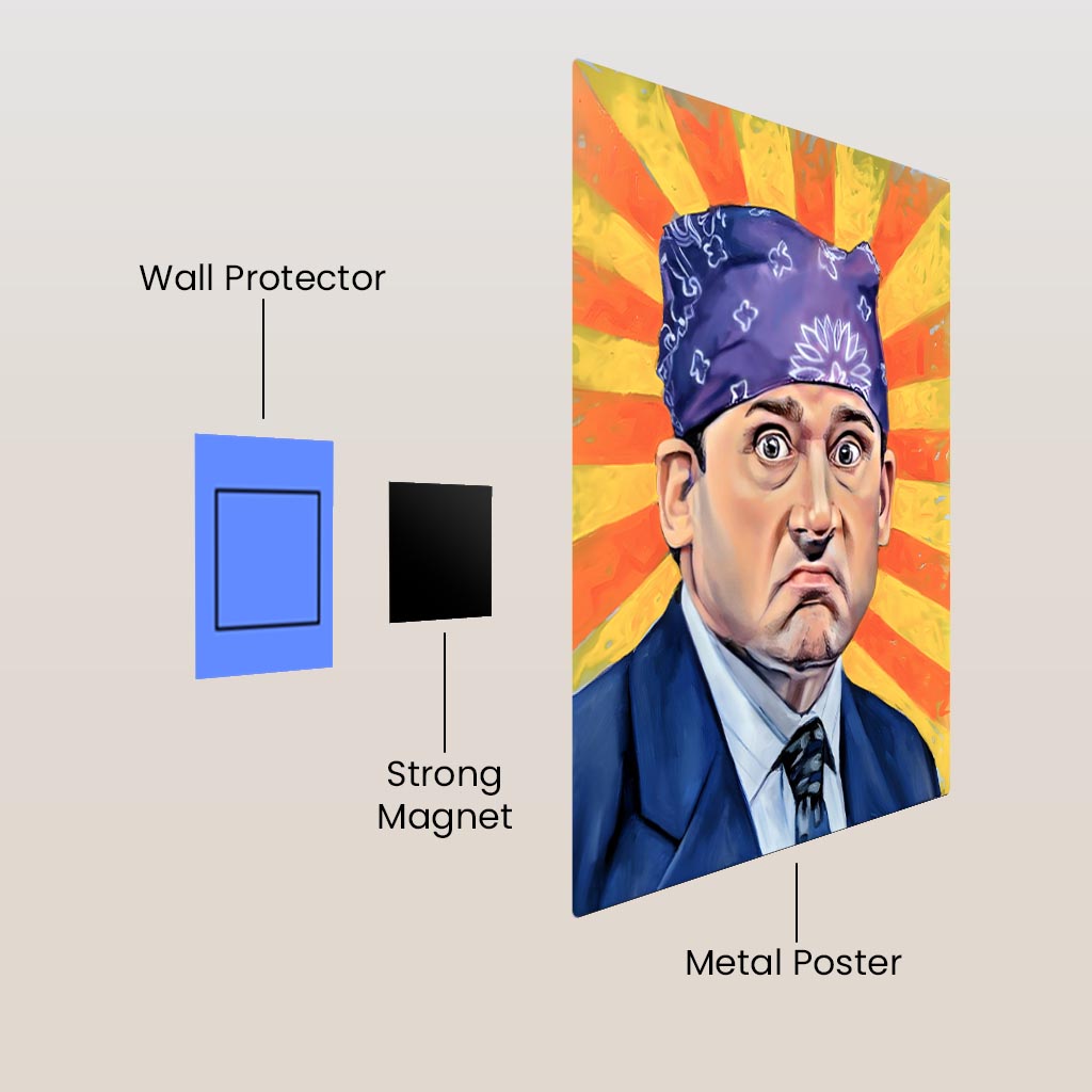 Prison Mike The Office Metal Poster