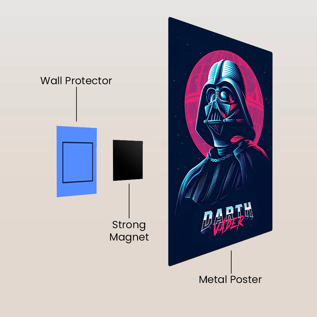 Darth Vader Star Wars Metal Poster