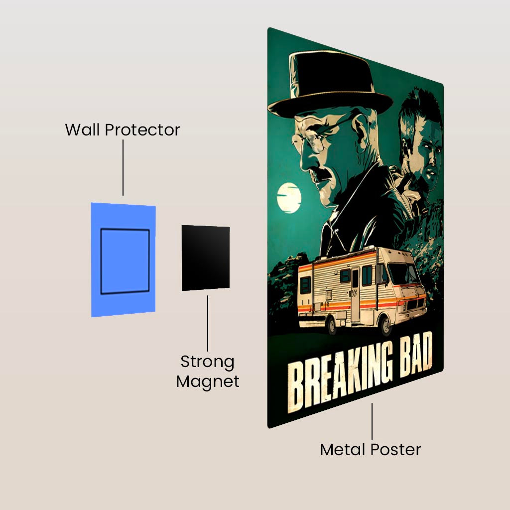 Breaking Bad Metal Poster