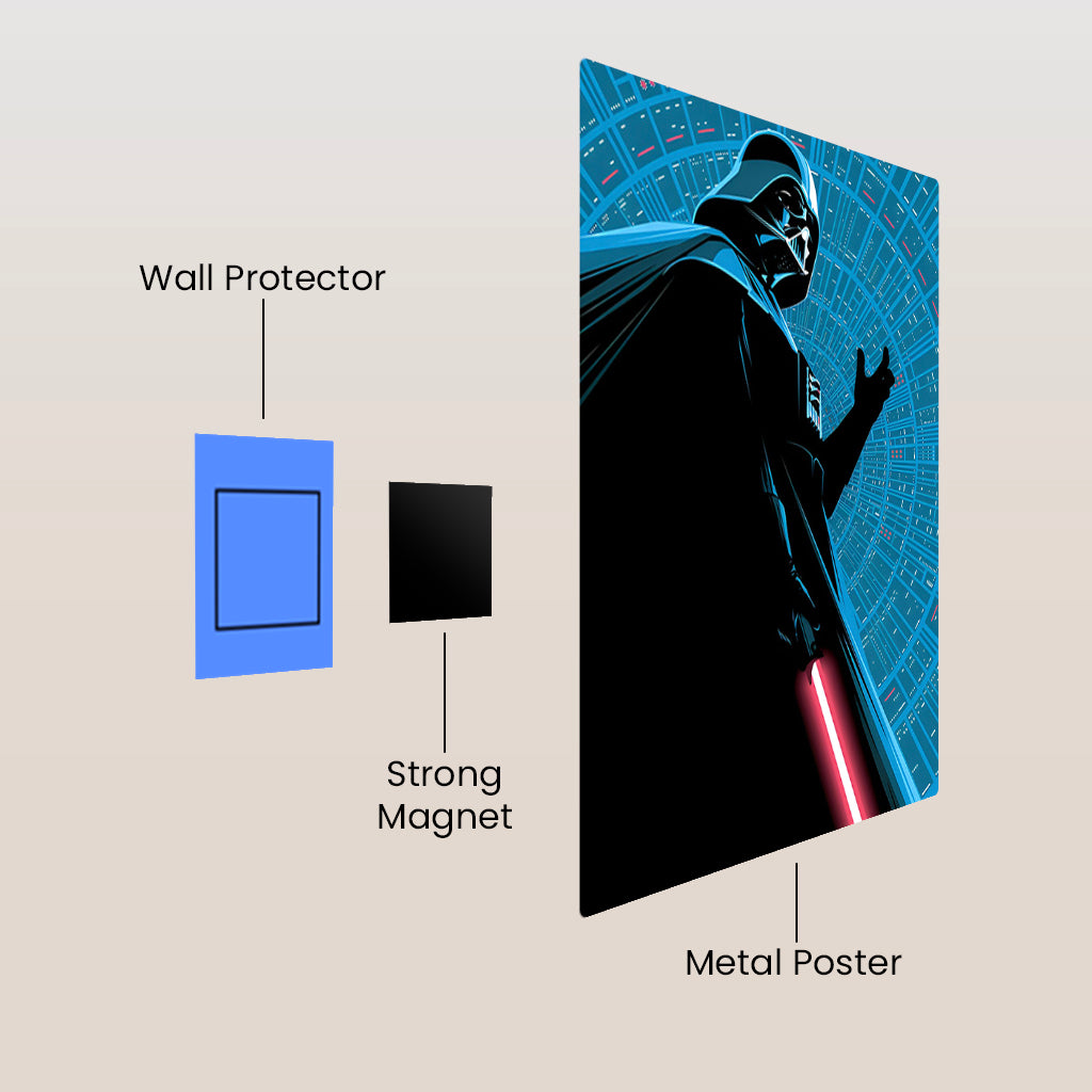 Darth Vader Star Wars Metal Poster