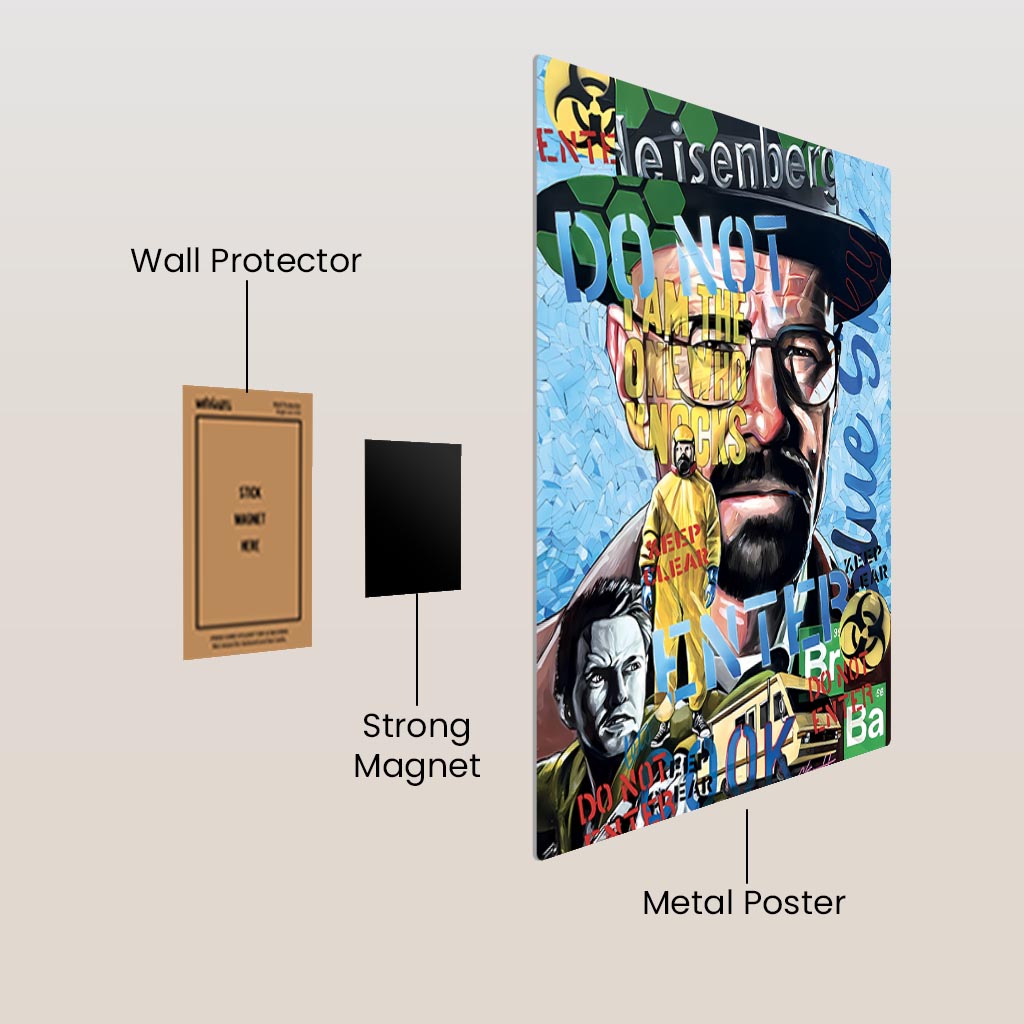 Heisenberg Pop Art Metal Poster